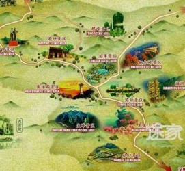 连云港景点地图(长沙景点地图)